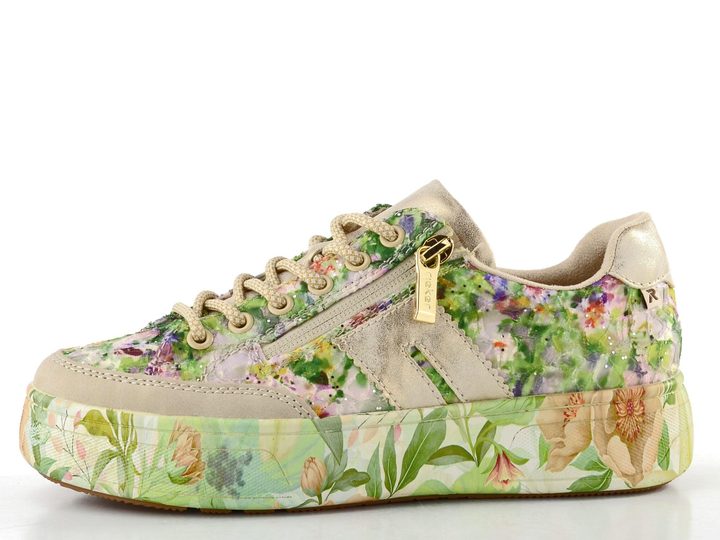 Rieker Sport tenisky na platformě zelené/multi M7711-91