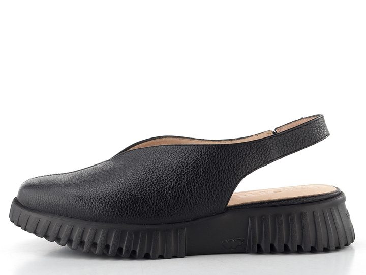 Wonders sandály s plnou špičkou negro A-4411