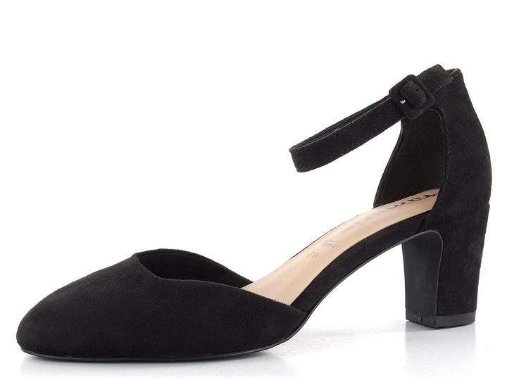 Tamaris lodičky s kotníkovým páskem Black 1-24412-41