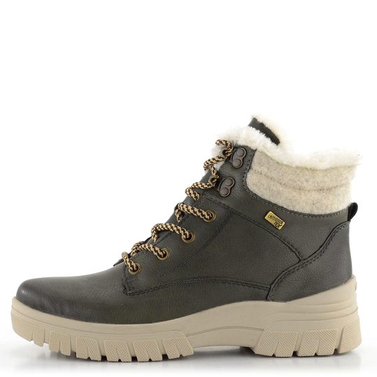 Remonte zelená šnurovacia členková obuv s membránou D0E71-52