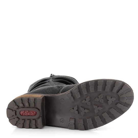 Rieker vyššia členková obuv s vyteplením a riasením Y0463-00