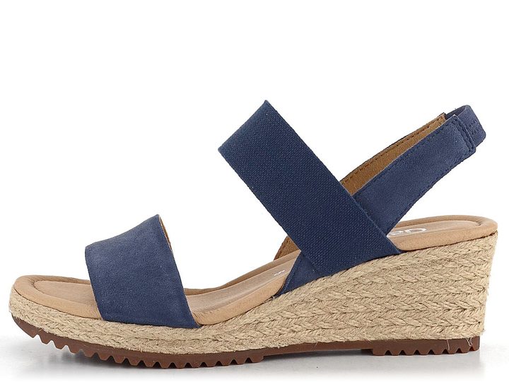 Gabor sandále na kline tmavo modré 42.034.36