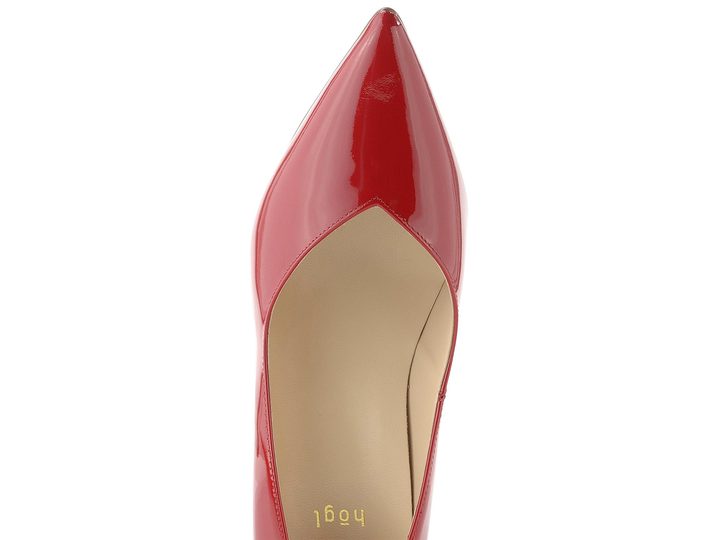Högl lakované lodičky red 0-176704-4000