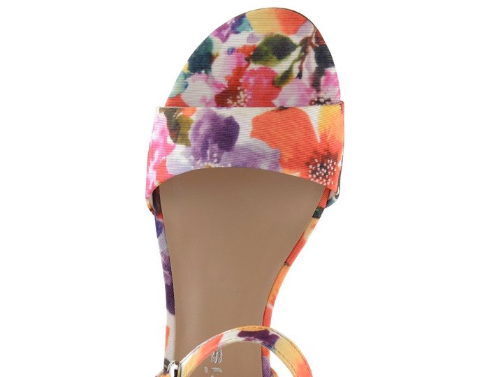 Tamaris sandály na širokém podpatku Orange Comb 1-28208-44