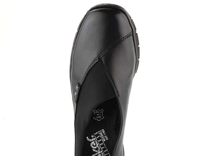 Rieker polobotky na klínku černé 53763-00