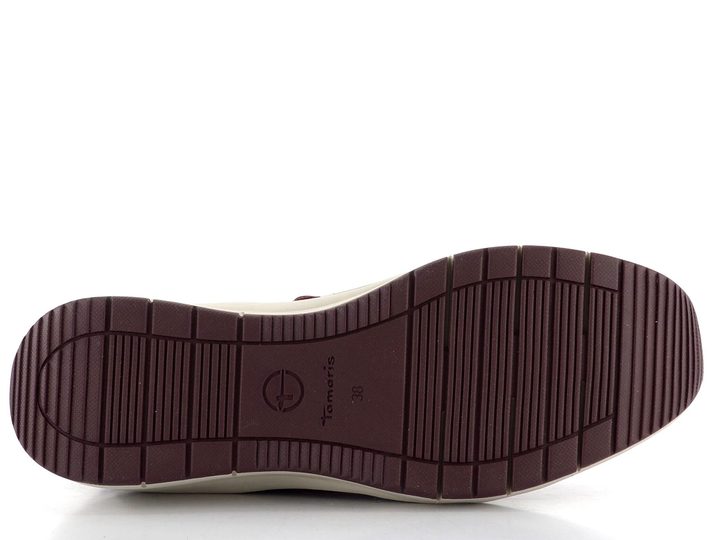 Tamaris tenisky na klínku Red Combi 1-23764-43