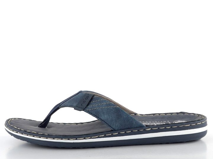 Rieker modré pánské žabky 21043-14