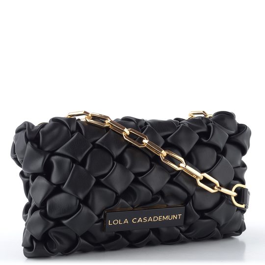 Lola Casedemunt malá kabelka/psaníčko s řetízkem black LS2604078