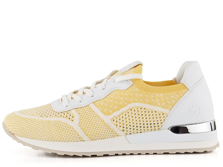 Remonte úpletové tenisky žltá/biela R2538-68
