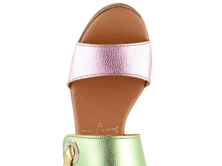 Marila sandály na podpatku Bangui Combi Grab. Multimetal 2