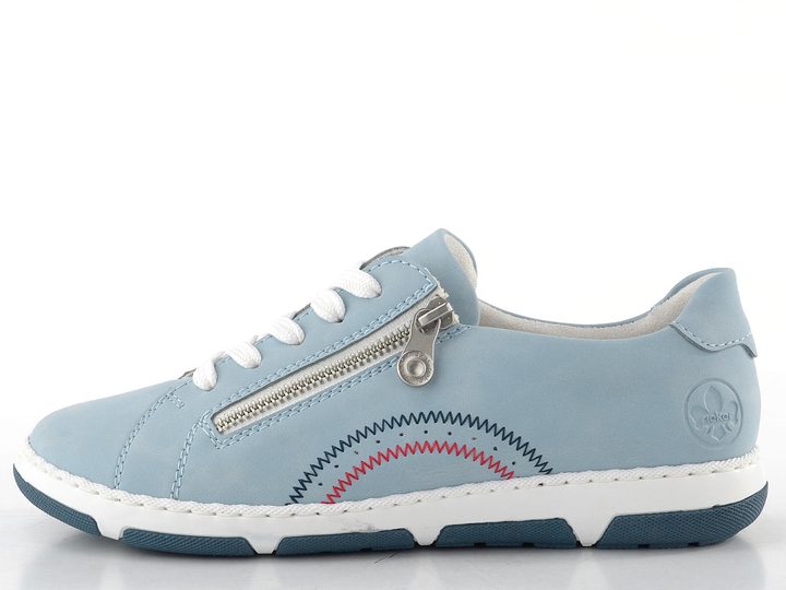 Rieker modré tenisky so zipsom 42424-10