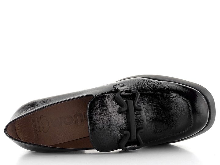 Wonders polobotky na podpatku Negro H-4961
