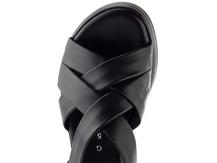 Gabor sandály na platformě černé 82.743.57