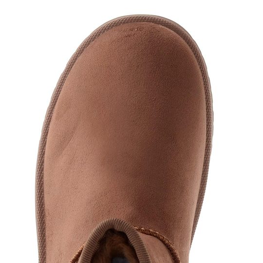 Mustang válenky na platformě brown 15M0202001