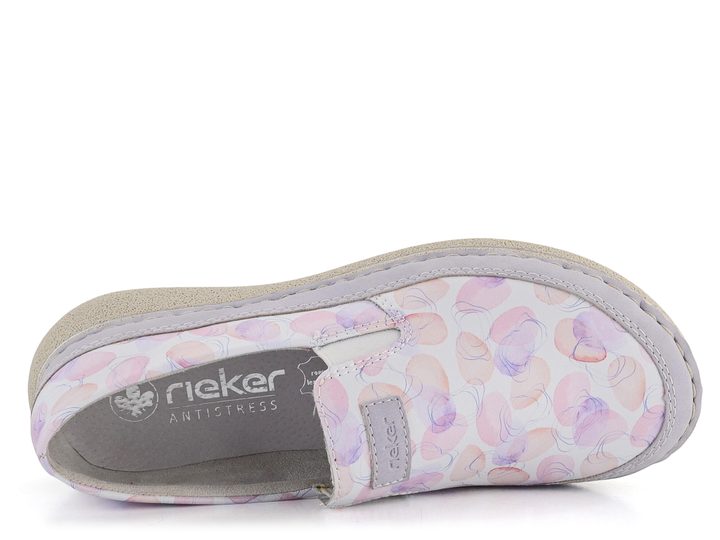 Rieker prozouvací polobotky Lilac 50950-90