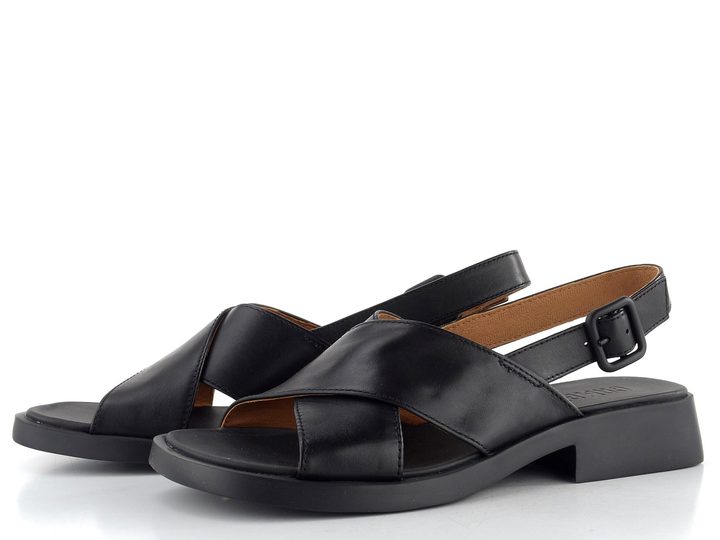 Camper sandály s kříženými pásky černé K201600-002