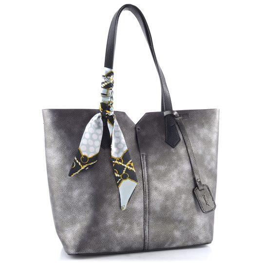 Rieker shopper kabelka altsilber H1006-42