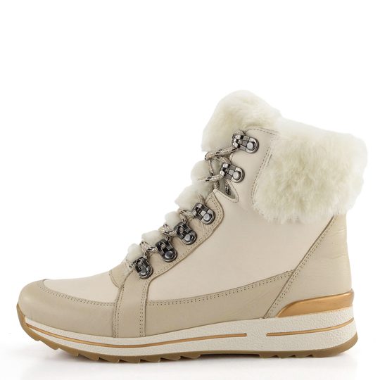 Ara širší kožený kotník Osaka-Sport Shell/Marmor/Hell 12-24599-09