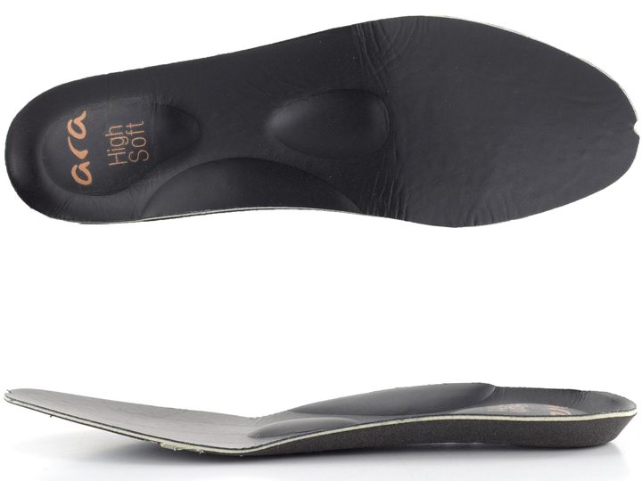 Ara širší semišové lodičky s nártovým páskem Nizza Schwarz 12-35829-01