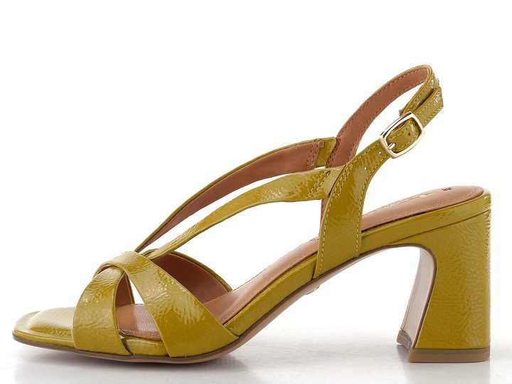 Tamaris sandály na podpatku olive 1-28339-46