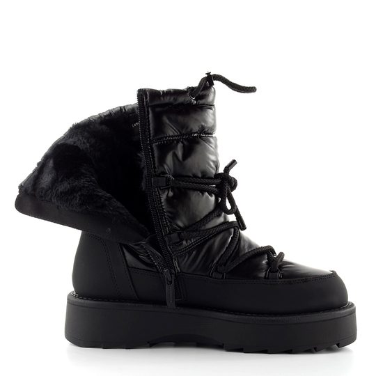 Tamaris zateplený kotník na platformě black uni 1-26836-41