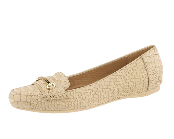 Geox mokasíny ecru/beige
