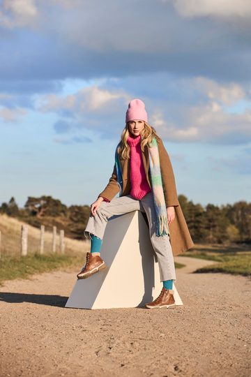 Rieker šněrovací kotník se zipem zimt/lehm 45931-24