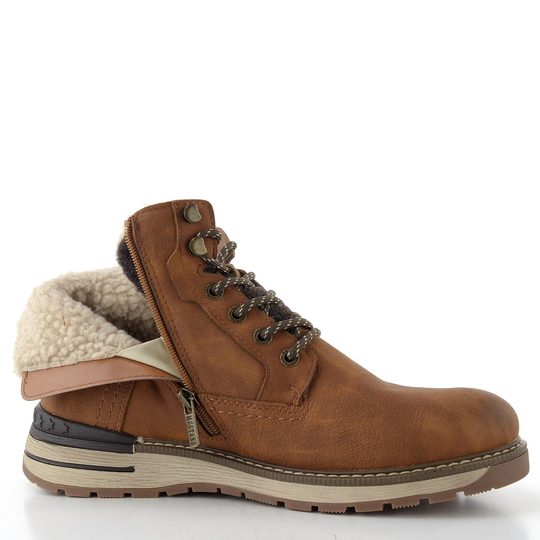 Mustang pánský šněrovací kotník cognac 15M0011001