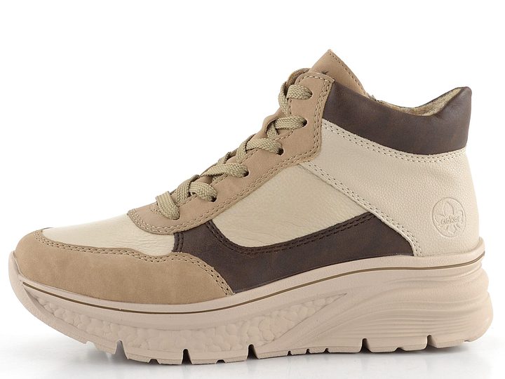 Rieker tenisková členková obuv béžovo-hnedá 48002-60