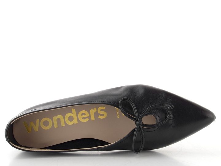 Wonders baleríny s mašličkou negro A-3852