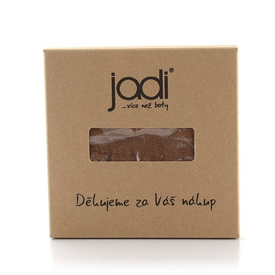 JADI dámské nylonové ponožky středně hnědé