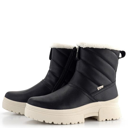 Rieker Revolution členková obuv s membránou čierna W0373-00