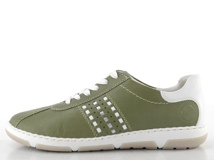 Rieker dámske tenisky zelené 42408-52