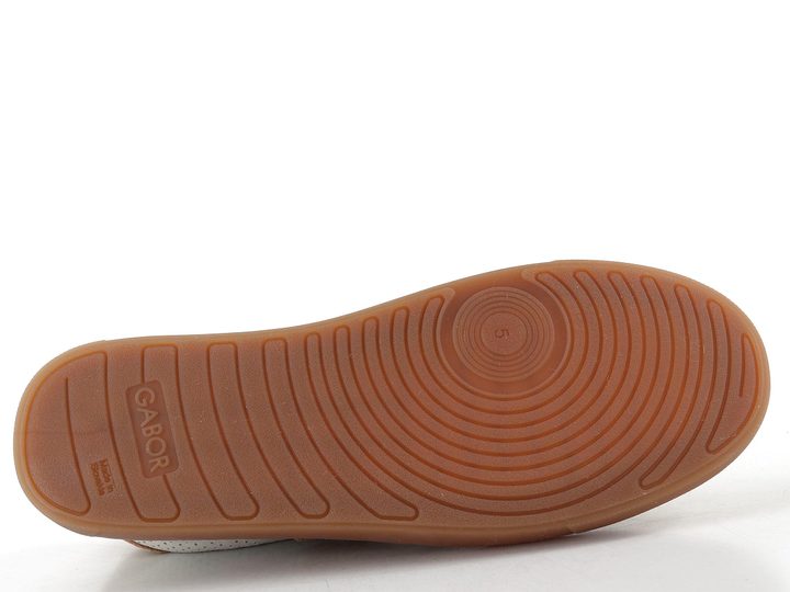 Gabor široké tenisky offwhite/walnut kombi 86.545.60