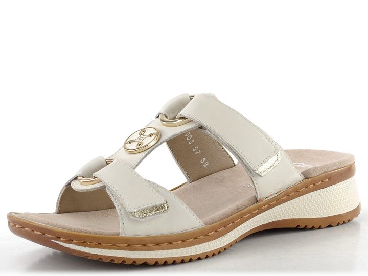 Ara dámské pantofle Hawaii Cream/Platin 12-29003-97
