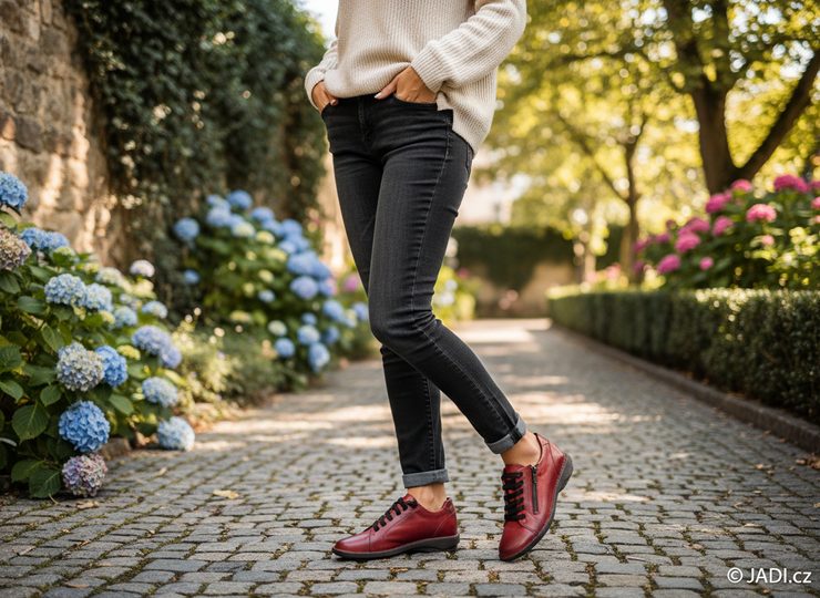 Creator polobotky se zipem Soft Antique red IB 20538