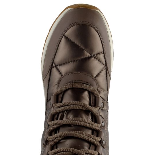 Geox prešívaná členková obuv hnedá Falena ABX D26HXB085FUC0013