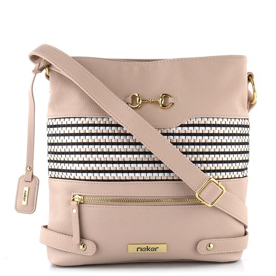 Rieker crossbody kabelka Rose/Schwarz-metalic H1517-60