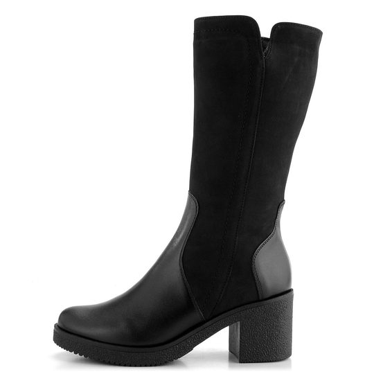 Barton dámské polokozačky černé 8123