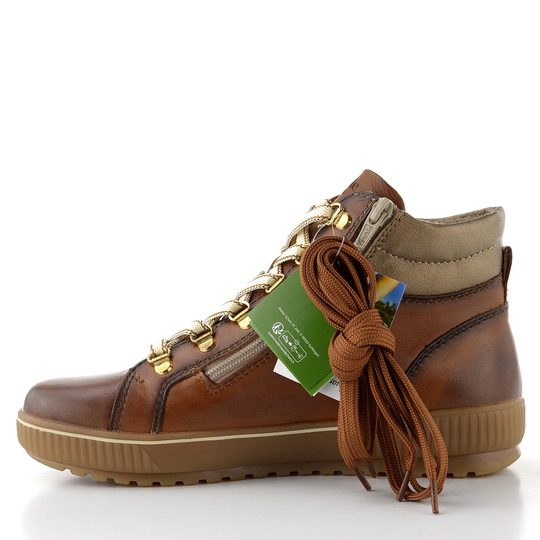 Remonte šněrovací kotník s membránou Muskat/Bronze D0781-24