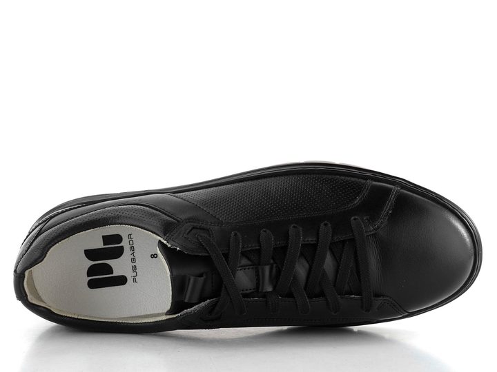 Pius Gabor pánske kožené poltopánky Black 1023.18.02