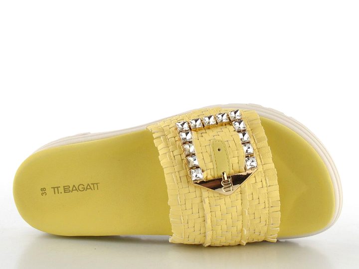 TT.BAGATT dámské žluté pantofle D31-AK793-5000