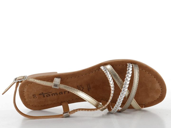 Tamaris páskové sandály Champagne Comb 1-28139-44