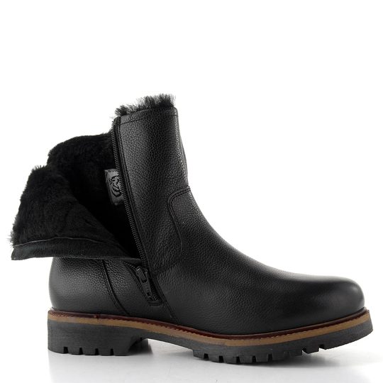 Ara pánský širší kožený kotník Tiago Schwarz 11-26608-01