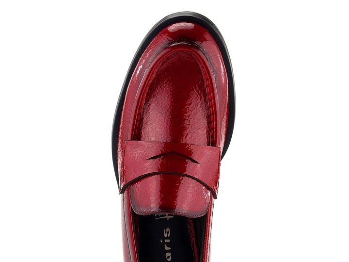 Tamaris červené mokasíny 1-24311-41