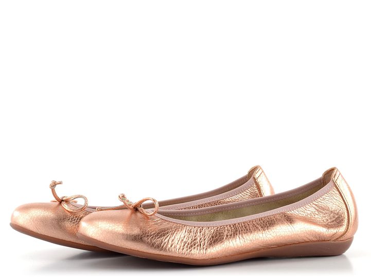 Wonders baleríny s mašličkou metalické Rame A-61112