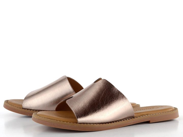 Tamaris kožené pantofle Pewter 1-27135-42