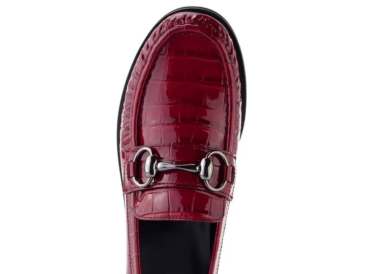 Högl lakované mokasíny cabernet 0-101415-4400