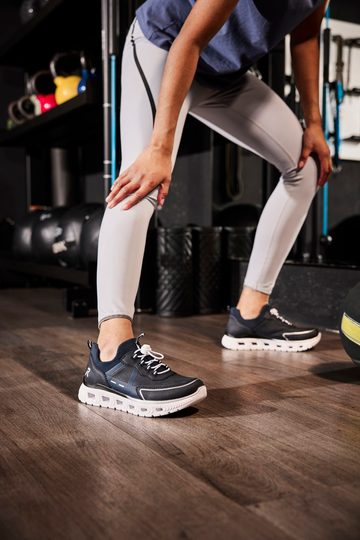 Rieker nazúvacie tenisky na platforme modré M6062-14