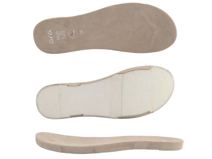 Ara sandály na platformě s klínkem Bilbao Platin 12-33518-11